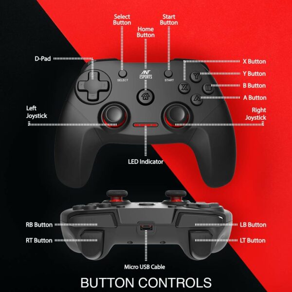 ANT Esports Wireless Gamepad GP300 Pro V2